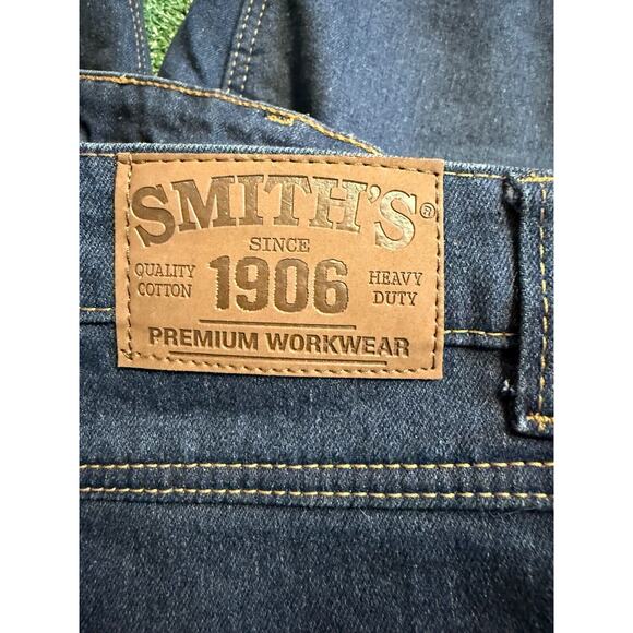 SMITHS 1906 Premium Jeans Fleece Lined Blue Mens Size 36 X 34 NWOT - Picture 3 of 8